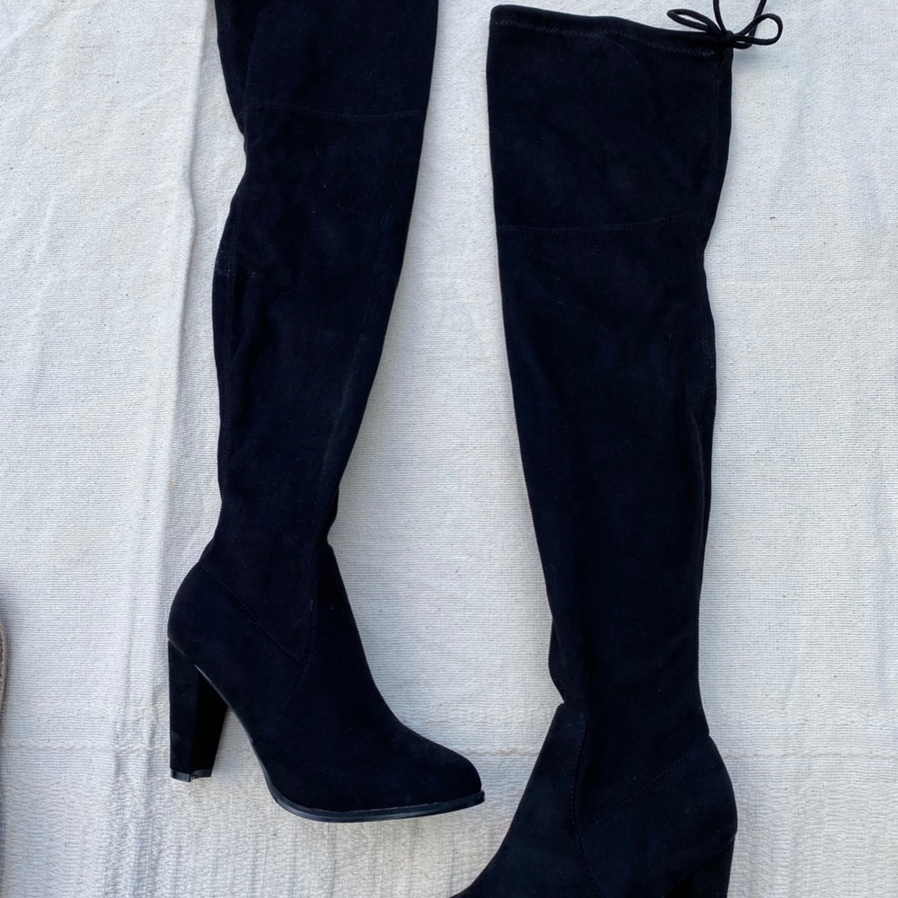 Over the Knee Suede Boot
